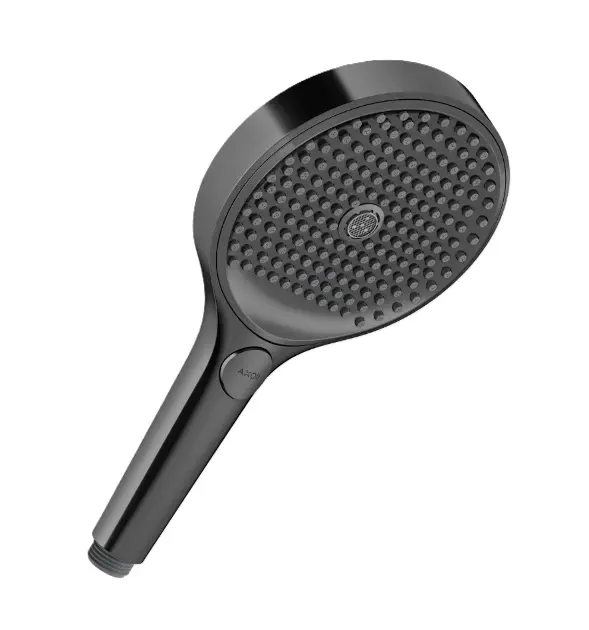 Axor ShowerSolutions - Duschkopf, 3 Strahlarten, chrom schwarz gebürstet 39772340