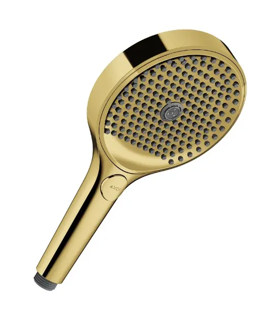 Axor ShowerSolutions - Duschkopf, 3 Strahlarten, Goldoptik poliert 39772990