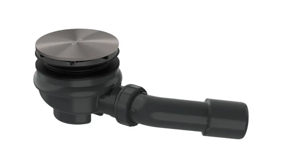 Axor Staro - Odtoková souprava průměr 90 mm, kartáčovaný černý chrom 42542340