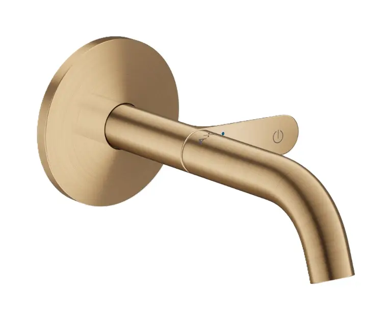 Levně Axor One - Umyvadlová baterie pod omítku, s výpustí, EcoSmart, kartáčovaný bronz 48180140