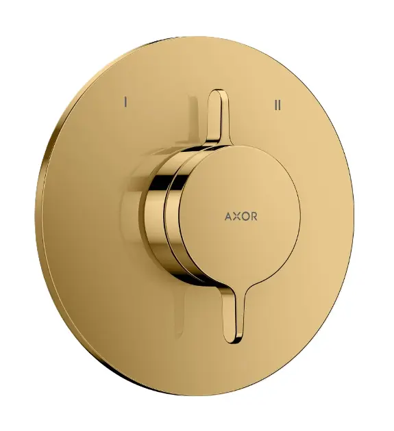 Axor One - Baterie încastrată, pentru 2 consumatori, aspect auriu lustruit 48415990