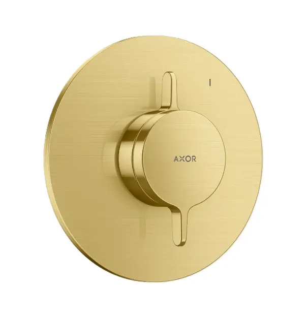 Levně Axor One - Sprchová baterie pod omítku, kartáčovaná mosaz 48615950
