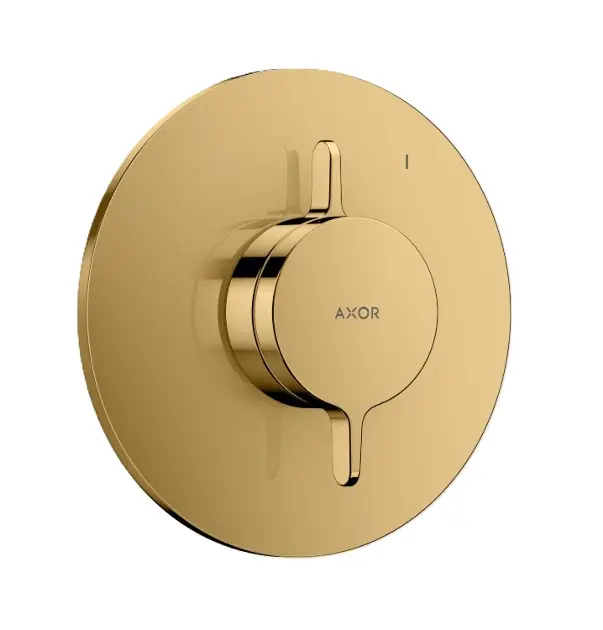 Axor One - Sprchová baterie pod omítku, leštěný vzhled zlata 48615990