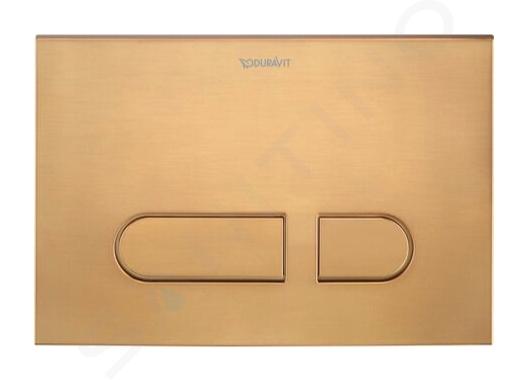 Duravit DuraSystem - Ovládanie splachovania, kefovaný bronz WD5012044000