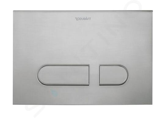 Duravit DuraSystem - Ovládanie splachovania, kefovaná nerezová WD5012704000
