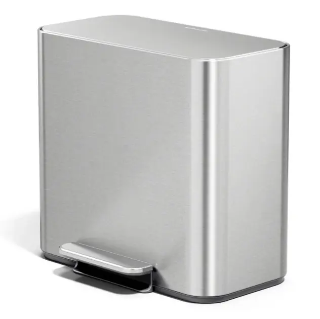 Simplehuman - Odpadkový koš 15 l, matná nerez CW2120