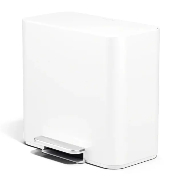 Simplehuman - Odpadkový koš 15 l, bílá CW2122