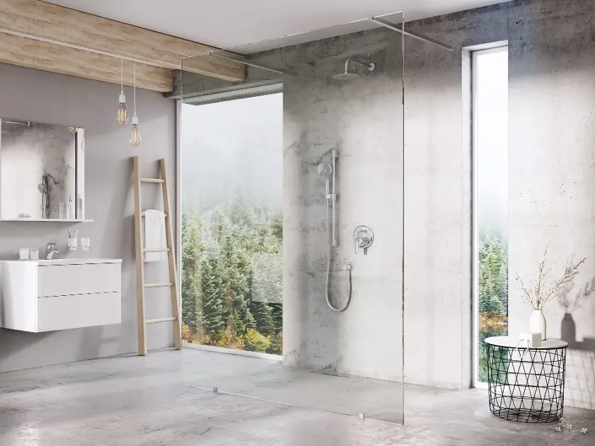 Levně Ravak Walk-In - Sprchová stěna Walk-In Free Set 130, 130x200 cm, chrom/čiré sklo GW9FJ0C0SZ1