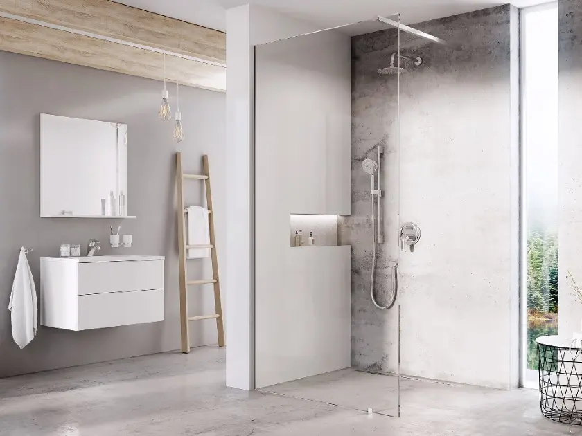 Levně Ravak Walk-In - Sprchová stěna Walk-In Wall Set 110, 110x200 cm, chrom/čiré sklo GW9WD0C0SZ1