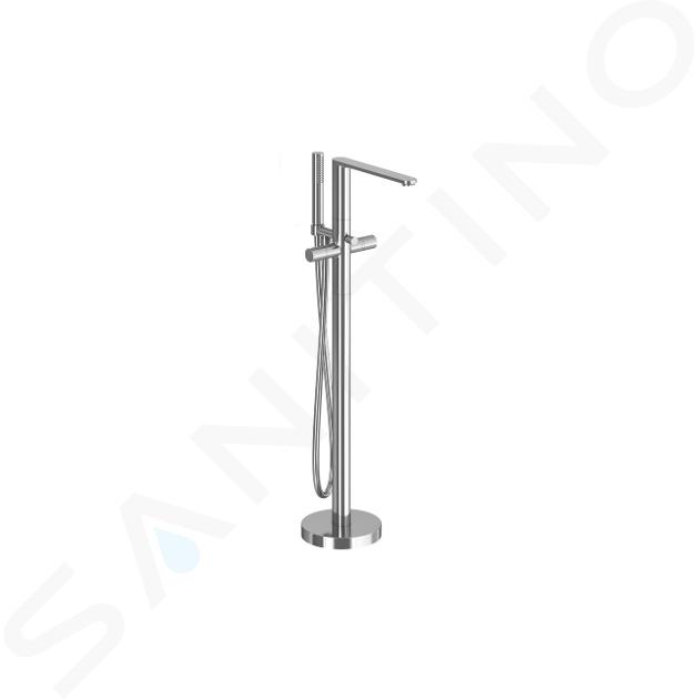 Ravak Chrome II - Grifo de suelo para bañera, con accesorios, cromo X070456