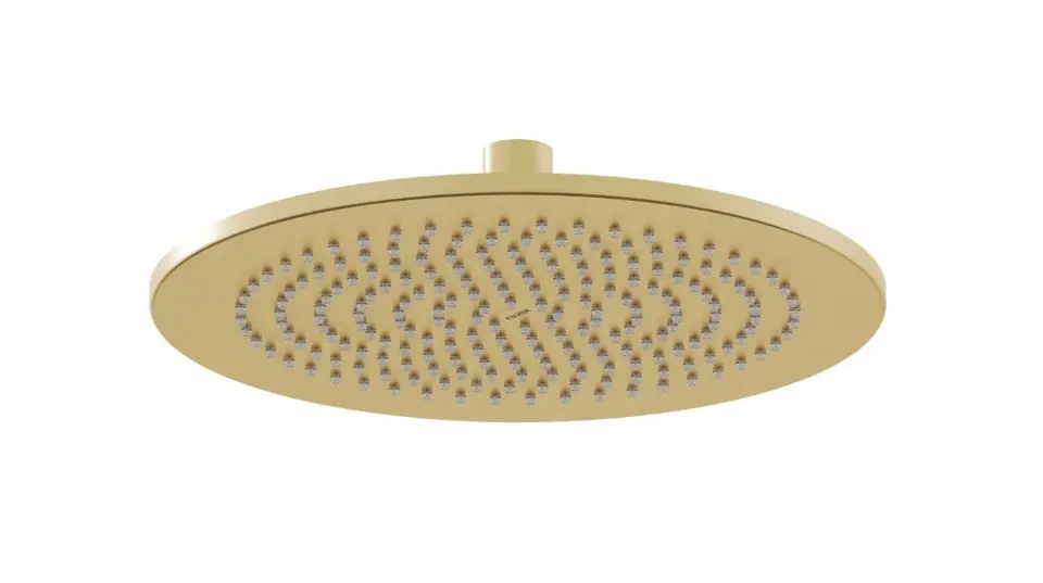 Ravak - Hlavová sprcha, průměr 25 cm, kartáčované zlato X07P1238