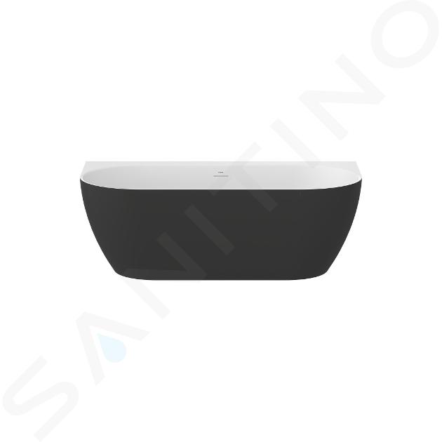 Ravak Freedom Wall Tec - Baignoire 170x87 cm, noir/blanc CE31700000