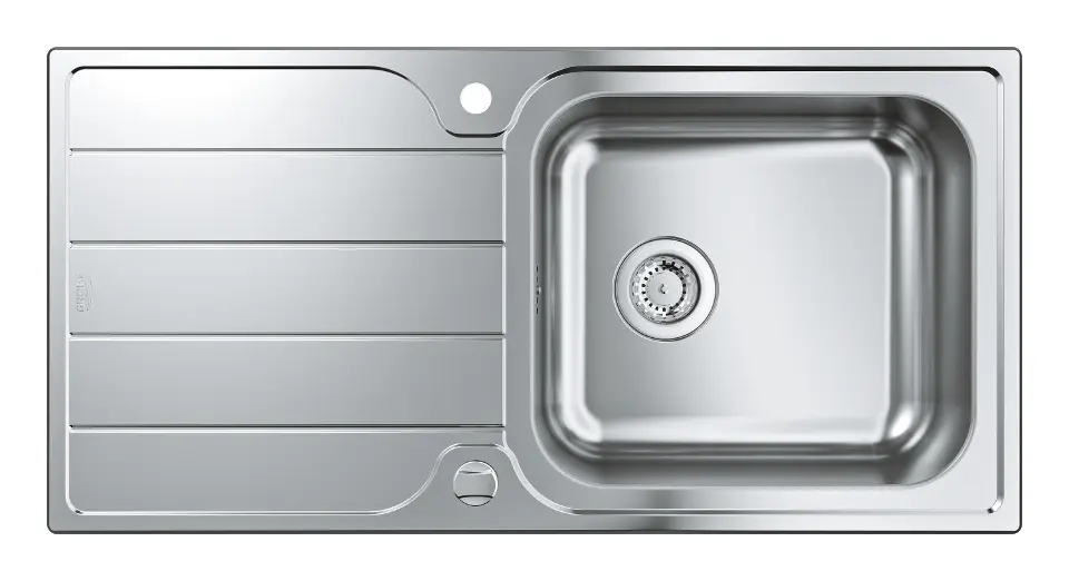 Grohe - Dřez K500, 100x50 cm, kartáčovaná nerez 31563SD1IIJ1