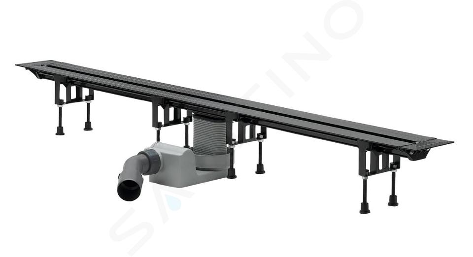 Viega - Sprchový žľab 30-120 cm, čierna 686277ROZ1