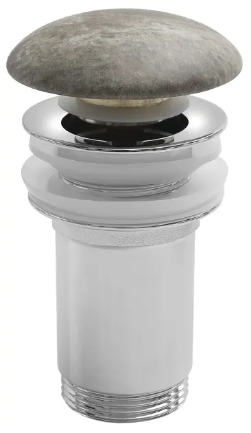 Sapho - Odpływ umywalki, ClickClack, marmur Breccia AR900BM