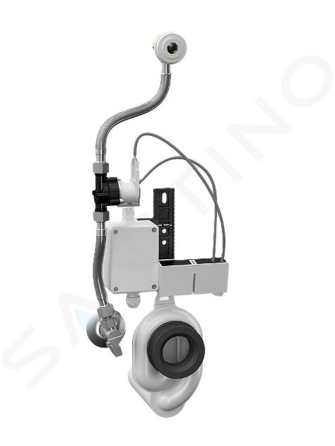 Sanela - Radarový splachovač pre pisoár Selnova S, sieťové napájanie 230 V AC, Bluetooth SLP 92Z