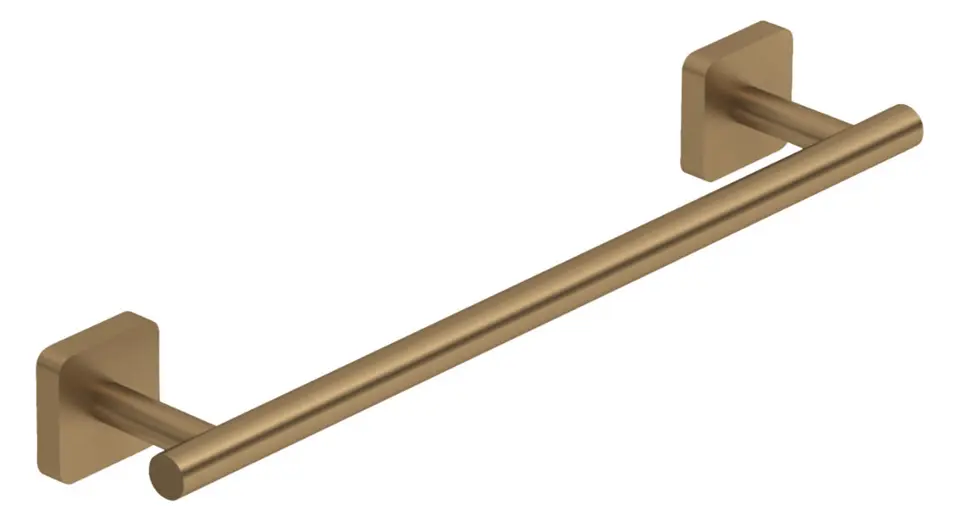 Kludi Vela S - Suport prosop, lungime 35 cm, bronz periat 25962N1