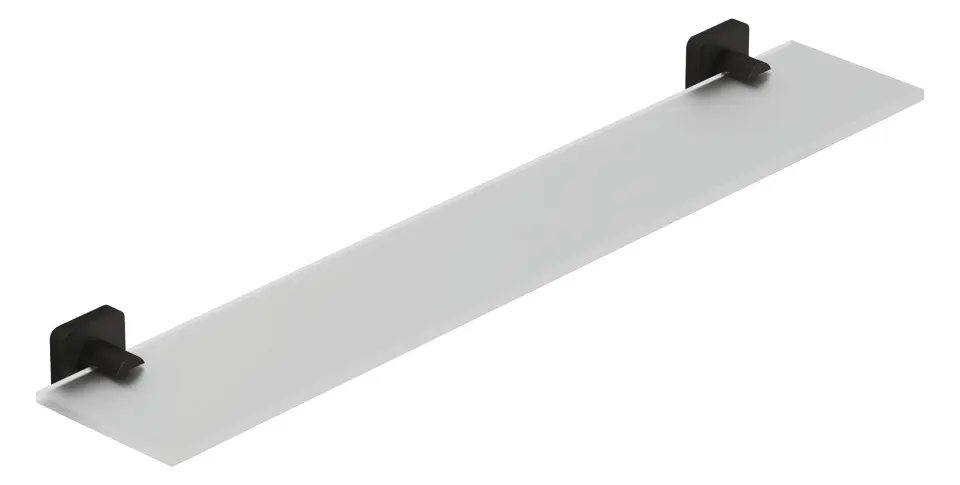 Kludi Vela S - Poliță, lungime 60 cm, sticlă/Gunmetal periat 25973N2