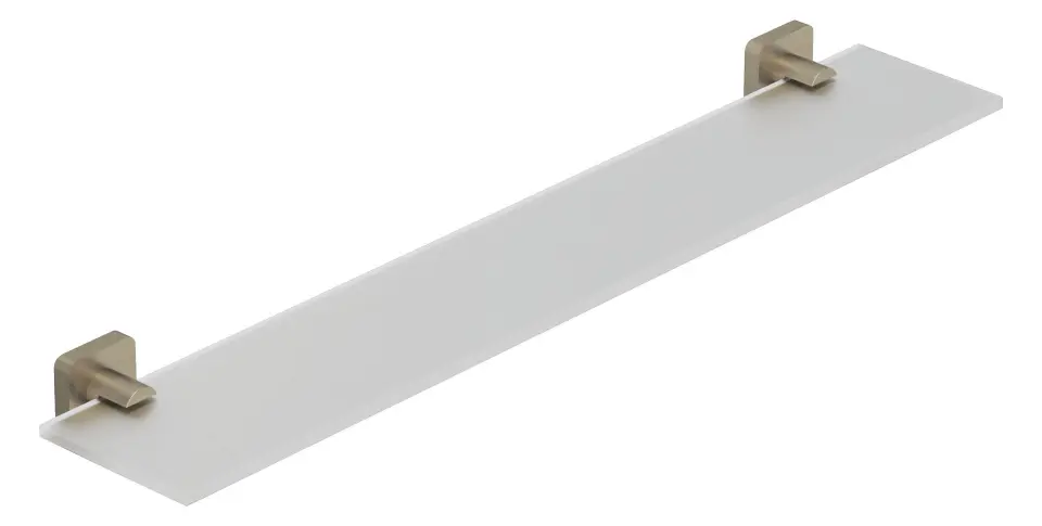 Kludi Vela S - Poliță, lungime 60 cm, sticlă/nichel periat 25973N5