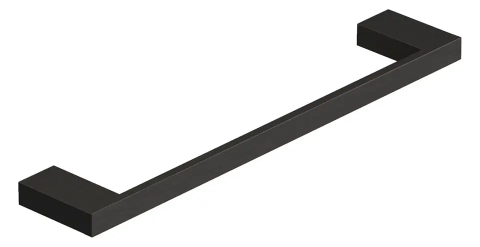 Kludi Vela C - Suport prosop, lungime 33 cm, Gunmetal periat 31962N2