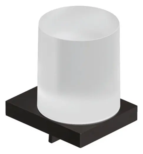 Kludi Vela C - Dozator de săpun cu suport, sticlă/Gunmetal periat 31976N2