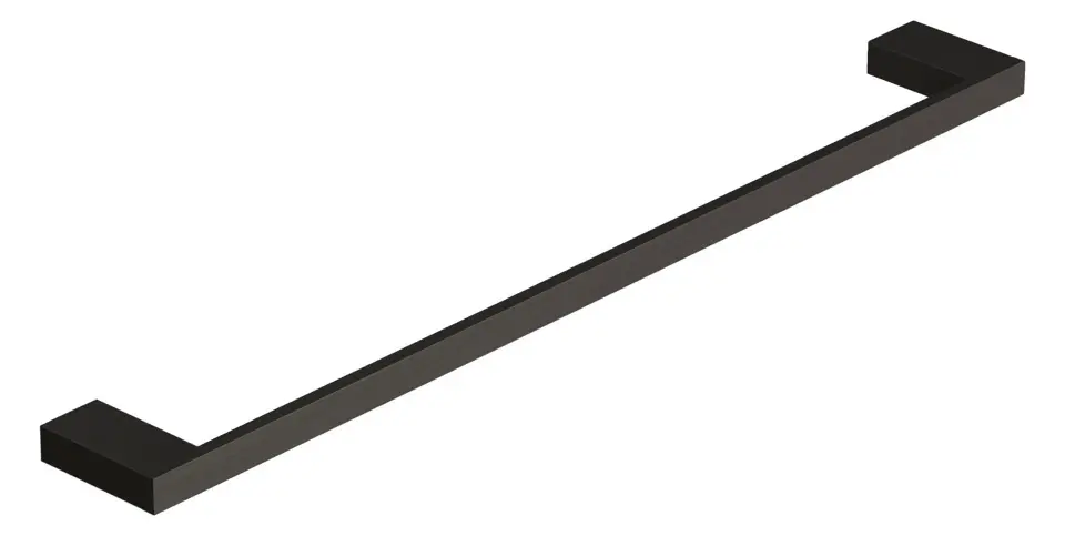 Kludi Vela C - Suport prosop, lungime 48 cm, Gunmetal periat 31980N2