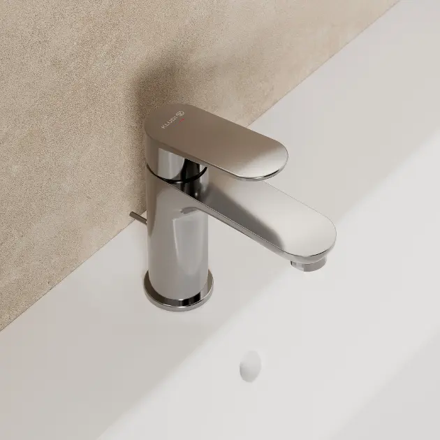 Kludi X1 - Basin mixer with waste set, chrome 322880575 | Sanitino