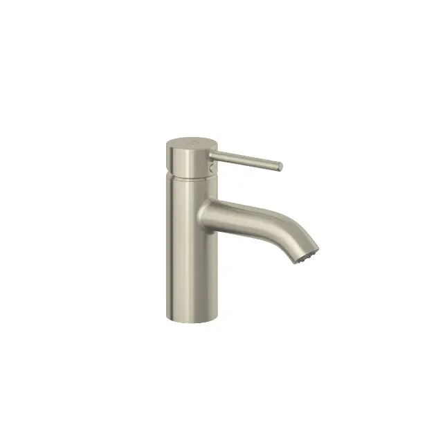 Kludi Bozz - Grifo de lavabo con desagüe Push-Open, níquel cepillado 38266N576