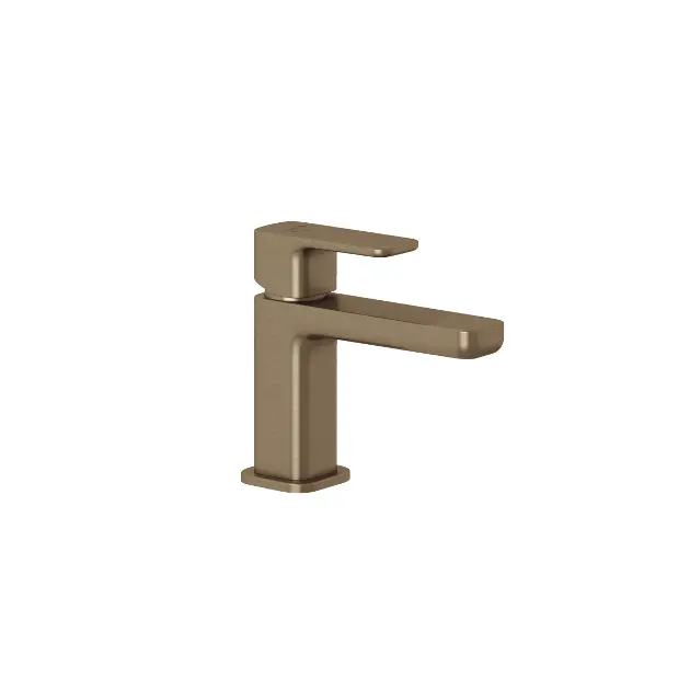 Kludi Renon - Umyvadlová baterie s výpustí Push-Open, EcoPlus, kartáčovaný bronz 42267N175