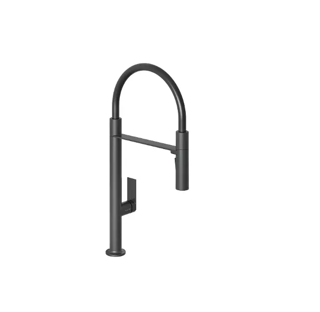 Kludi Qord - Håndvaskarmatur med fleksibel arm, mat sort 568596675