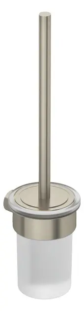 Kludi Vela R - Perie de toaletă montare pe perete cu suport, sticlă / nichel periat 58974N5