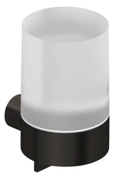 Kludi Vela R - Dozator de săpun cu suport, sticlă/Gunmetal periat 58976N2