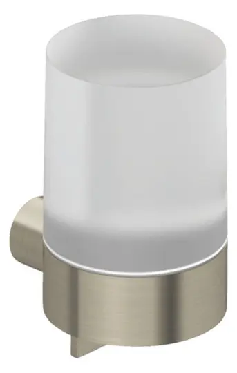 Kludi Vela R - Dozator de săpun cu suport, sticlă/nichel periat 58976N5