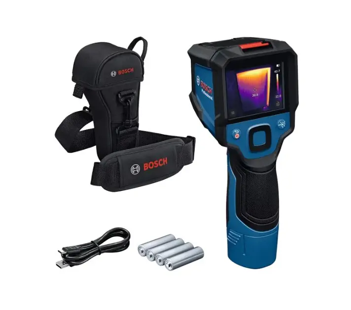 Caméra Thermique Bosch GTC 12V-450-13 - Résolution 256x192 Px, -20°C à +450°C, Double Alimentation | Idéale Chantiers Et Professionnels - 4