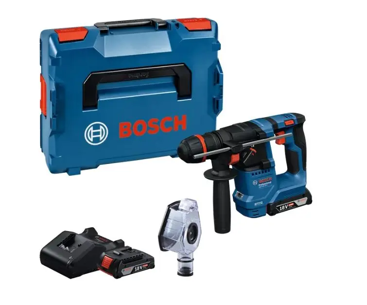 Levně Bosch - 18V AKU vrtací kladivo GBH 18V-18 X, 2x aku 2,0 Ah Li-Ion, nabíječka 0611927101