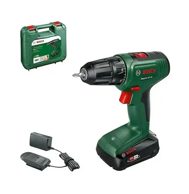 Bosch - 18V AKU fúrócsavarhúzó EasyDrill 18V-38, 1x akkumulátor 2,5 Ah Li-Ion, töltő 0615A5008K
