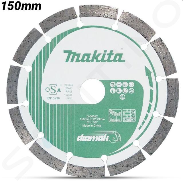 Makita - Diamantový rezný kotúč na betón 150x22,23 mm D-80092