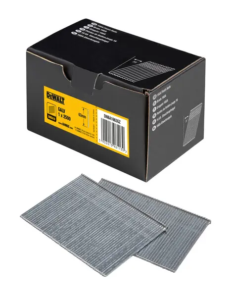 DeWALT - Klince 63 mm, 2500 ks DNBA1663GZROZ3