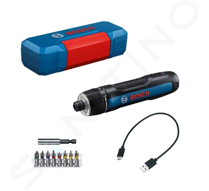 Bosch - 3,6 V AKU skrutkovač s príslušenstvom, USB kábel 06019H2201IIJ1