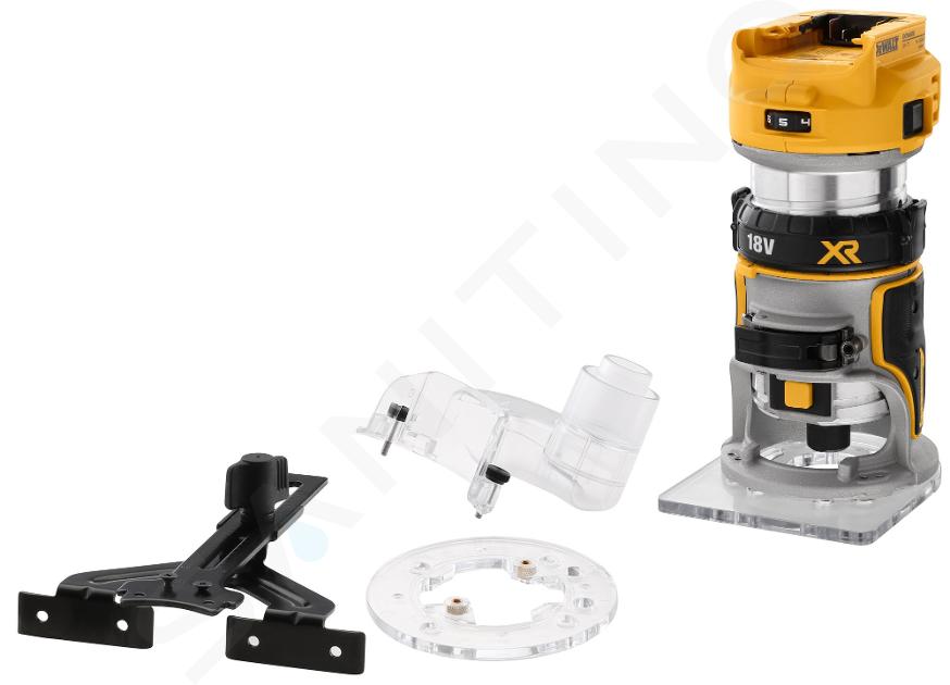 DeWALT - 18V AKU jednoruční frézka, bez baterie a nabíječky DCW600NIIJ2