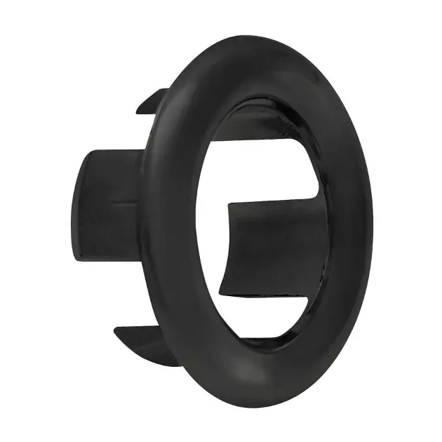 Sapho - Überlauf-Abdeckung, schwarz matt ND1601B