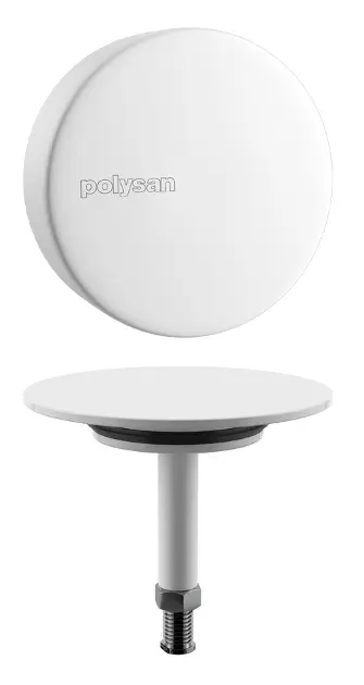 Levně Polysan - Vrchní sada vanové soupravy, bílá 71891.10