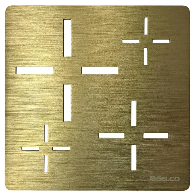 Gelco - Siphonabdeckung, Gold KSM107G