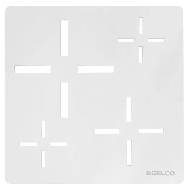 Gelco - Siphonabdeckung, weiß KSM107W