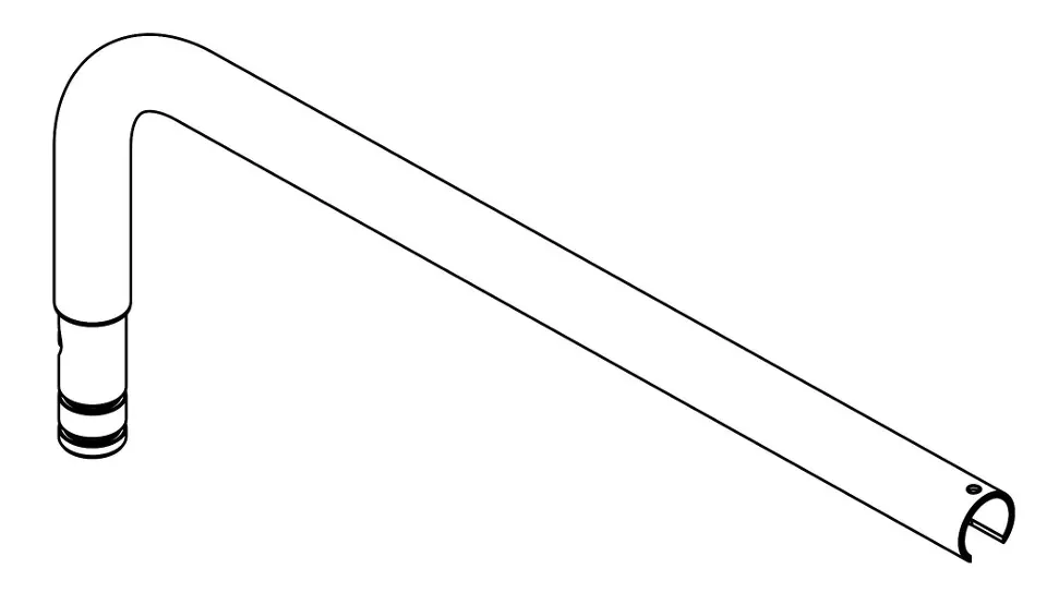 Levně Hansgrohe - Náhradní sprchové rameno, chrom 94831000