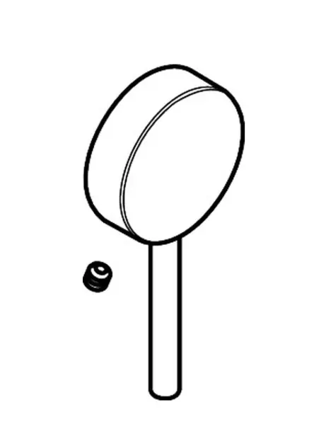 Hansgrohe - Manetă de control Tecturis S, alb mat 87111700