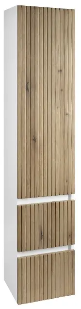 Levně Aqualine Paneda - Skříňka vysoká 35x165x31 cm, L/P, dub emporio PN265
