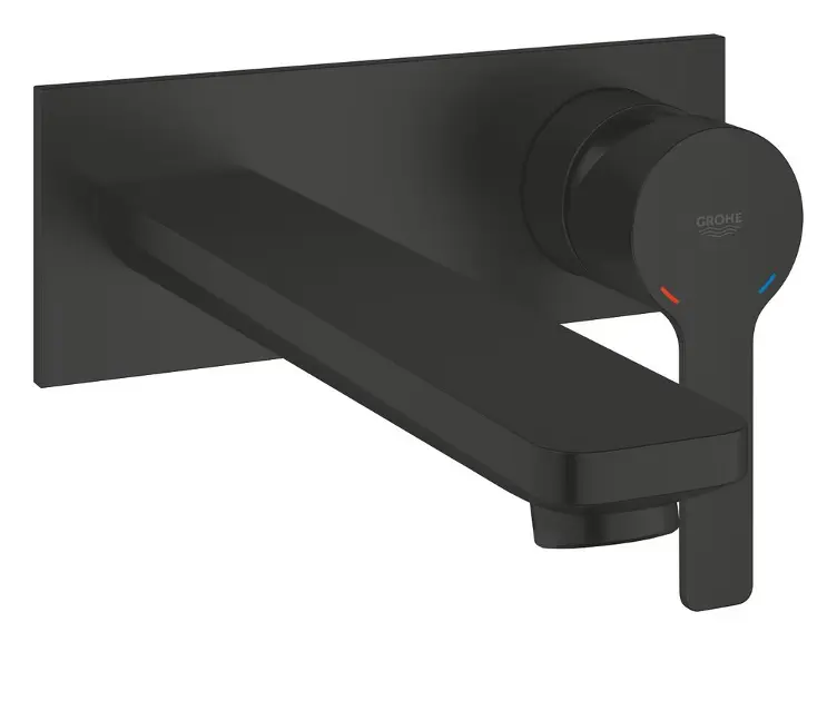 Levně Grohe Lineare New - Umyvadlová baterie pod omítku, 2-otvorová instalace, matná černá 234442431
