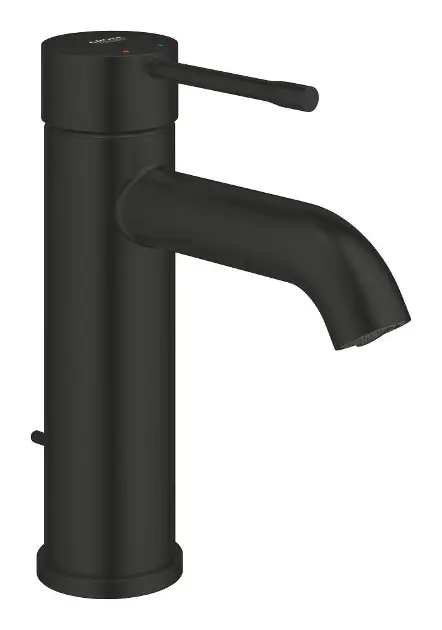 Levně Grohe Essence New - Umyvadlová baterie s výpustí, matná černá 235892431