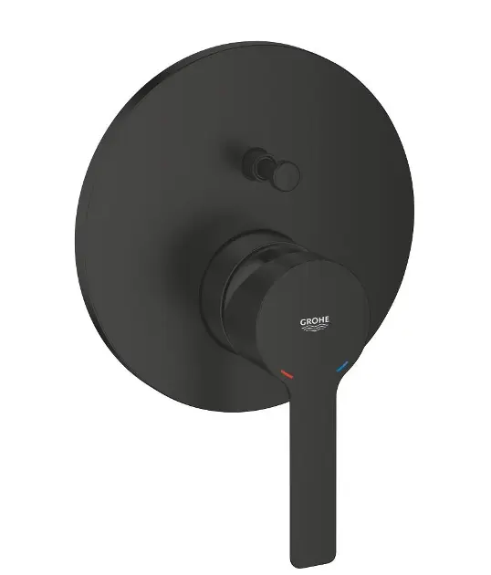 Grohe Lineare New - Ugrađena slavina za 2 uređaja, mat crna 240642431